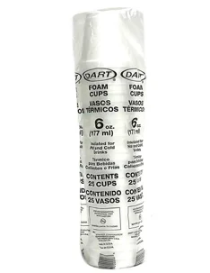 VASOS POROPLAS 6 ONZ